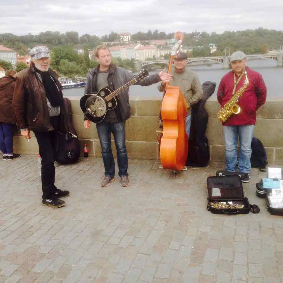 Street Performers In Prague