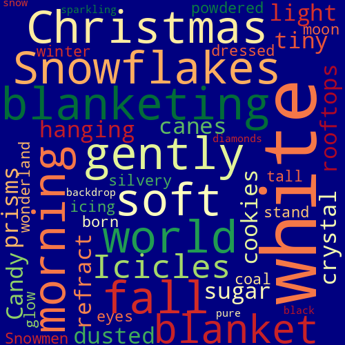 Word Cloud for white
