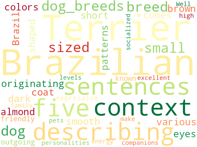 Word Cloud for brazilian_terrier
