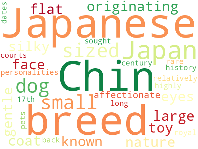 Word Cloud for japanese_chin