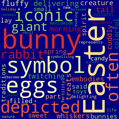Word Cloud for bunny