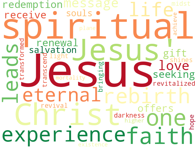 Word Cloud for spiritual_rebirth