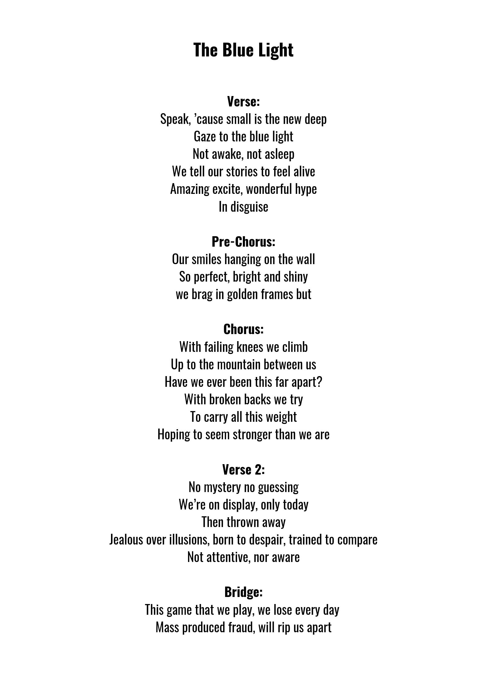 Lyrics