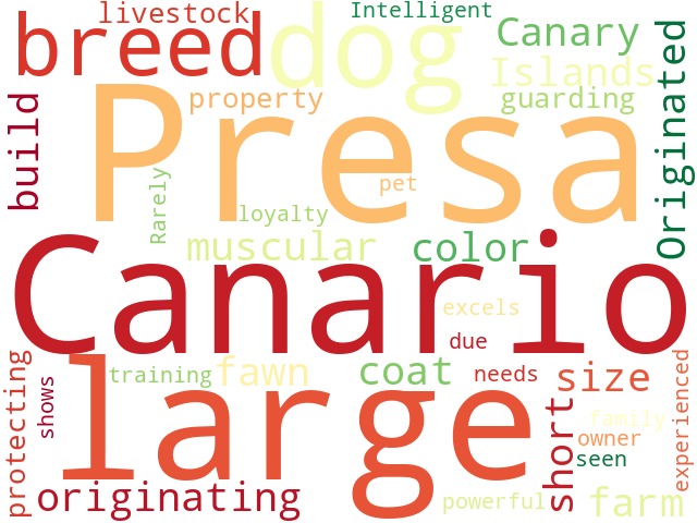 Word Cloud for presa_canario