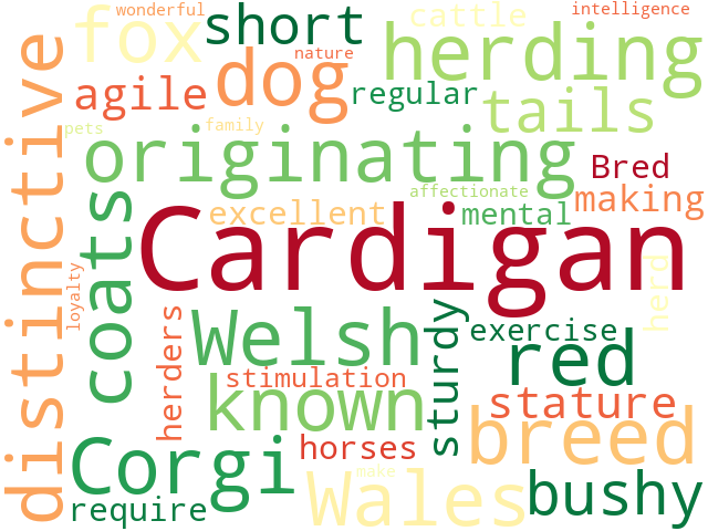 Word Cloud for welsh_corgi_cardigan