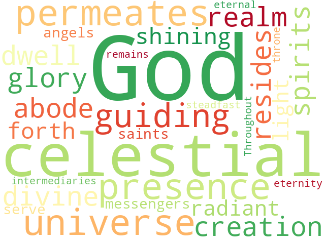 Word Cloud for celestial