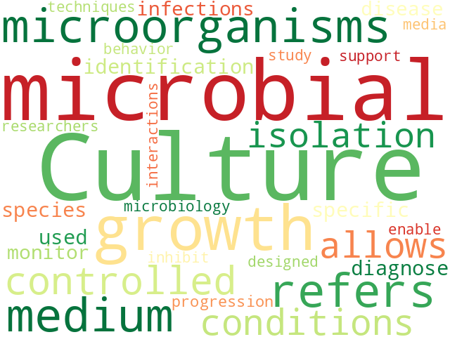 Word Cloud for culture