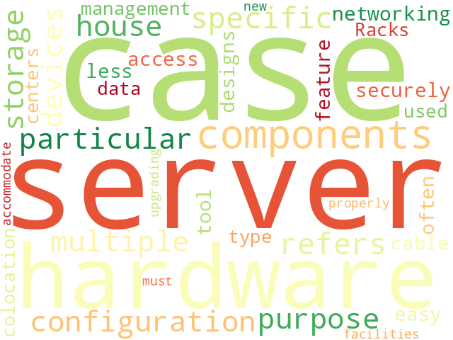 Word Cloud for case